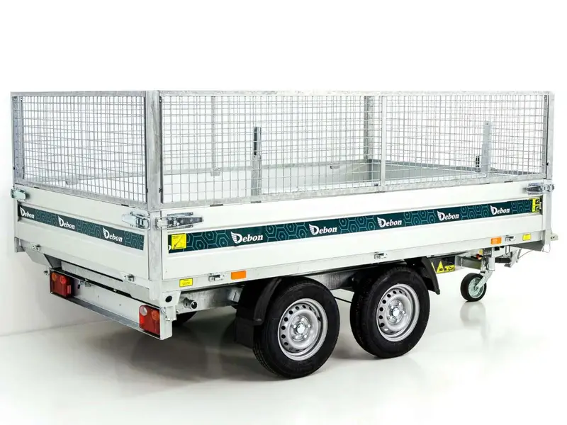 Benne basculante tridirectionnelle Debon 180×306 2,6 t | Pompe électrique | Grid-New – Image 4