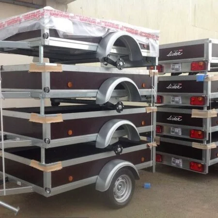 Remorque BagagÈre Lider Eco CÔtÉs Bois – 1 Essieu