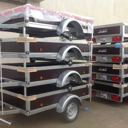 Remorque BagagÈre Lider Eco CÔtÉs Bois – 2 Essieux